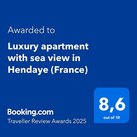 Luxury Apartment With Sea View In Hendaye Exterior photo